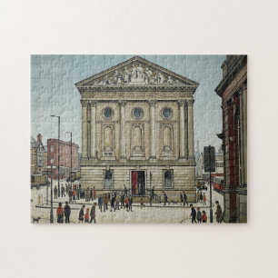 Rathaus von Todmorden im Lowry-Stil Puzzle