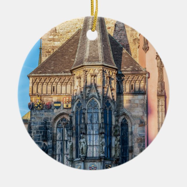 Rathauskapelle auf dem Altstädter Ring - Prag Keramik Ornament (Vorne)