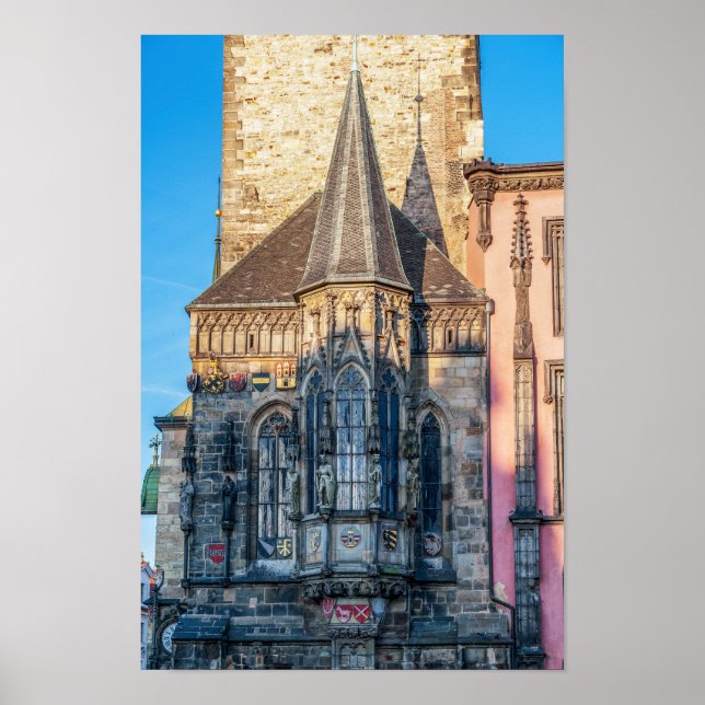 Rathauskapelle auf dem Altstädter Ring - Prag Poster (Vorne)