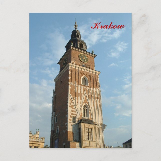 Rathausturm Postkarte (Vorderseite)