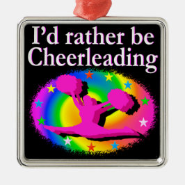 RATHER BE CHEERLEADING SILBERNES ORNAMENT