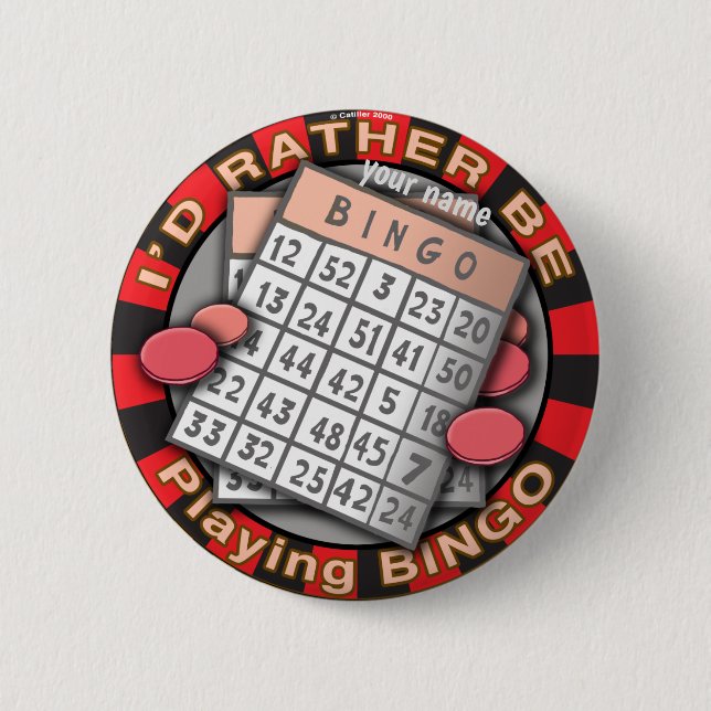 Rather Play Bingo Button (Vorderseite)