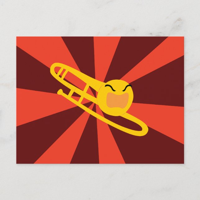 Rating Trombone Postkarte (Vorderseite)