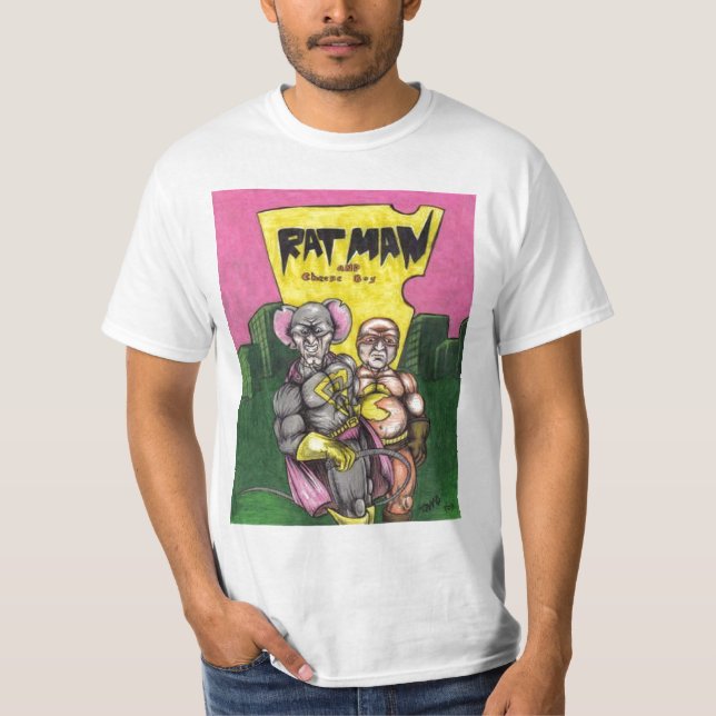 ratman und Käsejunge T-Shirt (Vorderseite)