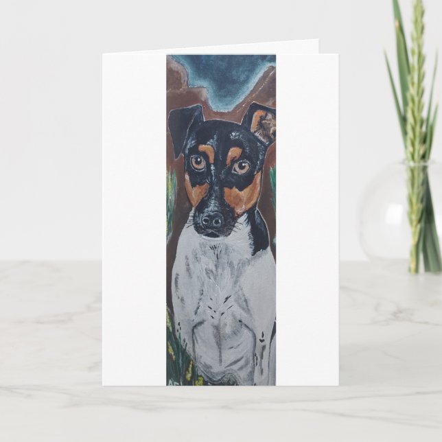 Ratonero in Canyon Malerei von Alfred Fox Karte (Vorderseite)