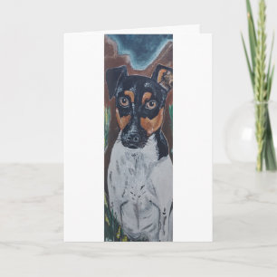 Ratonero in Canyon Malerei von Alfred Fox Karte