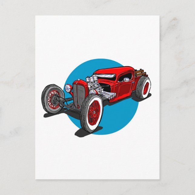 Ratrod LKW Postkarte (Vorderseite)