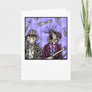 Rats and Bones - Blank Inside Pop Goth Nightmare Karte