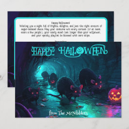 Rats 'n' Jack: Kanalspektakel Halloween-Karte Einladung