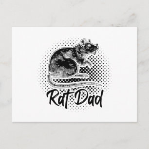 Rats Papa   Geschenke für Haustiere von Nagetieren Postkarte