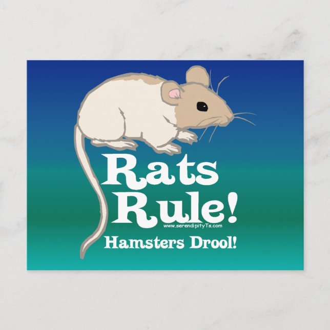 Rats-Regel! Postkarte (Vorderseite)