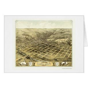 Rats-Täuschungen, IA panoramische Karte - 1868