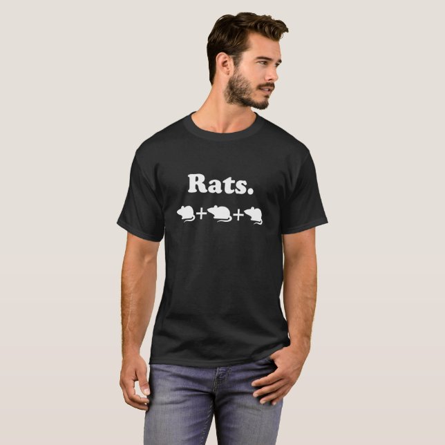 Rats - Wingspan Bird Board Game T - Shirt (weiß) (Vorne ganz)