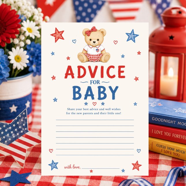 Ratschlag für Baby Mädchen Karte (Von Creator hochgeladen)