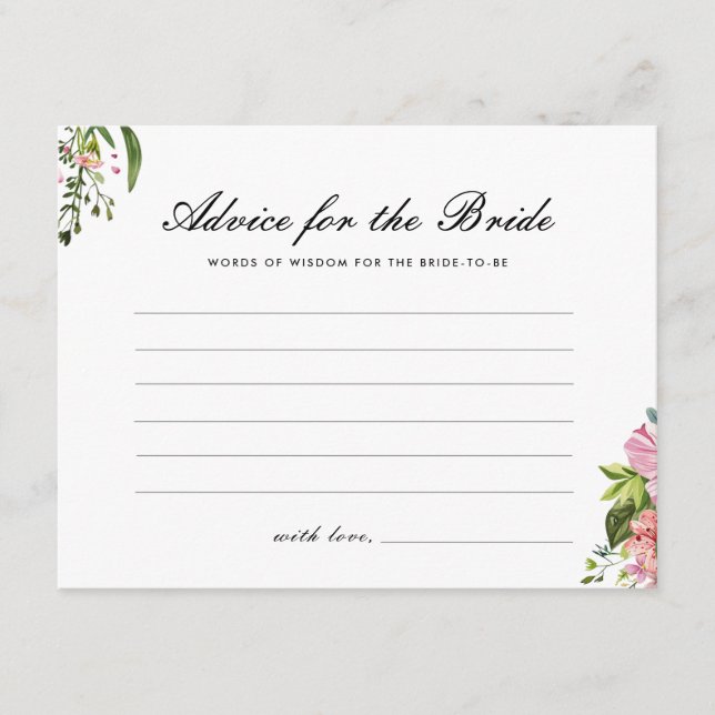 Ratschlag für das mexikanische Margarita-Brautpart Begleitkarte (Vorderseite)