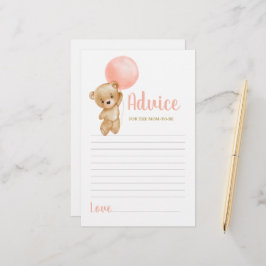 Ratschlag für den rosa Teddy-Bär für die Mama als