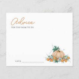 Ratschlag für die Mama als Pumpkin-Kinderdusche