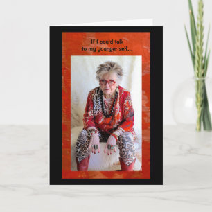 Ratschlag für mein jüngeres Selbst Karte