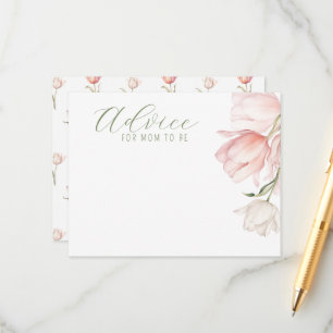 Ratschlag für werdende Mütter Karte Florales Erinn