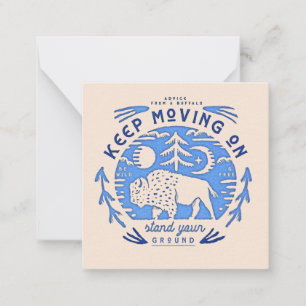 Ratschläge aus einem Buffalo Mitteilungskarte