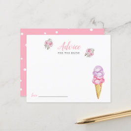 Ratschläge für das Brautparty von Eiscreme für die