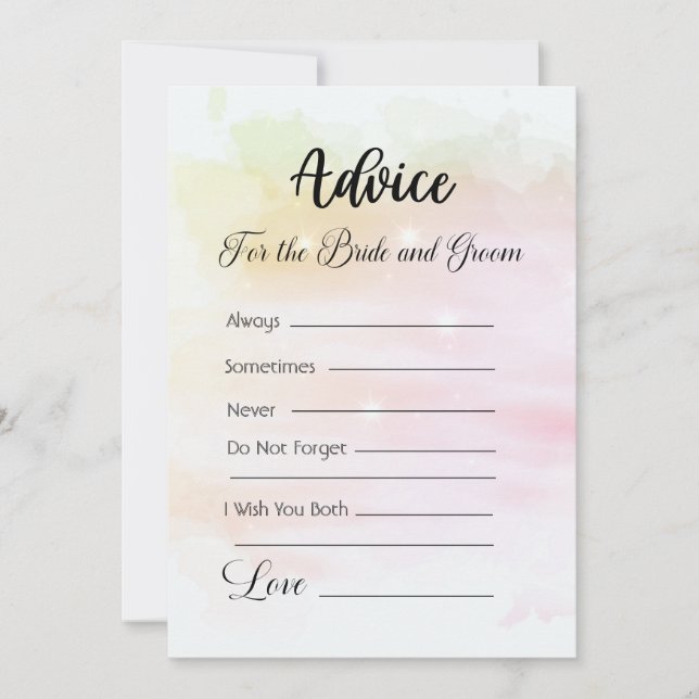 Ratschläge für die Braut- und Gräuelrosa-Sterne Einladung (Vorderseite)