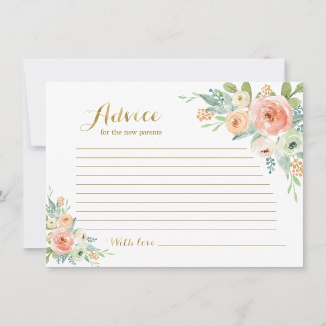 Ratschläge für die Mutter Einladung (Vorderseite)