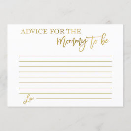 Ratschläge für die Mutter Einladung