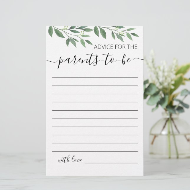 Ratschläge für Eltern, Baby Shower Party zu sein (Stehend Vorderseite)