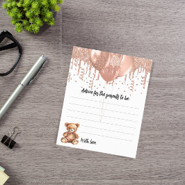 Ratschläge für Eltern Ballons Teddy Bär Babydusche