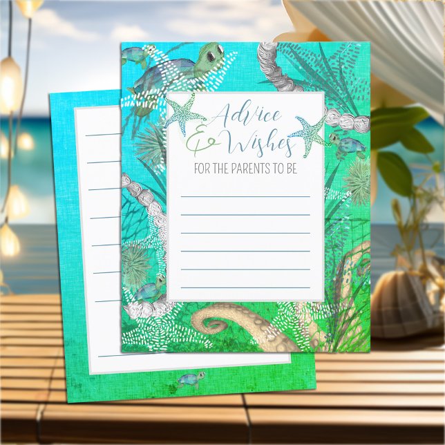 Ratschläge für Eltern zum Kinderduschspiel (Advice for Parents To Be Baby Shower Game)