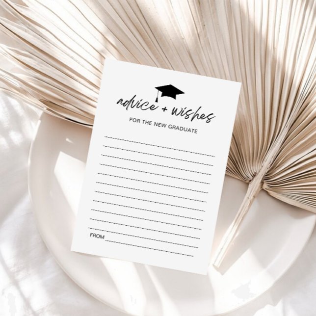 Ratschläge für Minimalistische Hochschulabsolvente Mitteilungskarte (Von Creator hochgeladen)