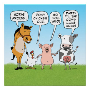 Ratschläge für Tiere im Party Poster