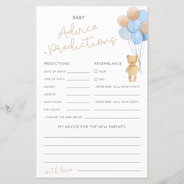 Ratschläge und Vorhersagen Baby Duwer Game (Vorderseite)