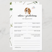 Ratschläge und Vorhersagen für Beagle Baby Shower 