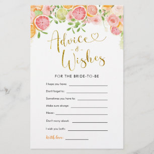 Ratschläge und Wünsche für das Brautparty von Grap