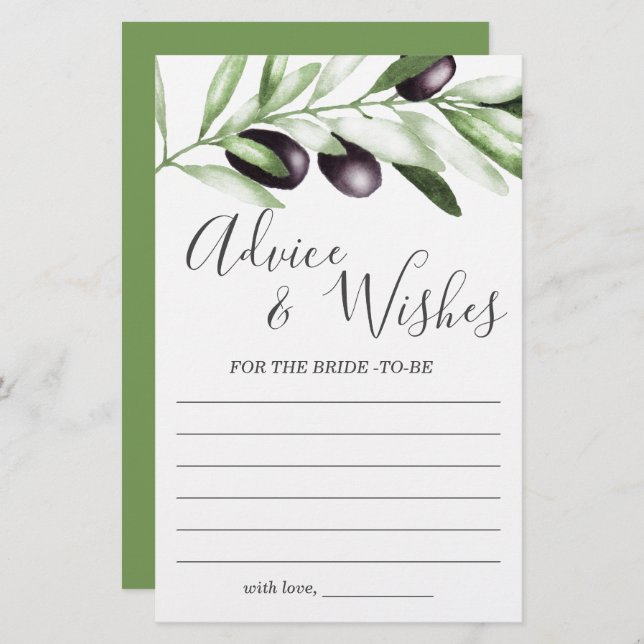 Ratschläge und Wünsche für ein Live-Brautparty (Vorne/Hinten)