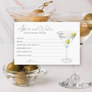 Ratschläge und Wünsche für eine Martini-Brautparty Briefpapier