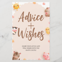 Ratschläge und Wünsche für Landtiere