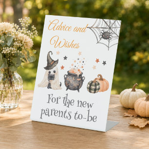 Ratschläge und Wünsche für neue Eltern Halloween G Sockelschild