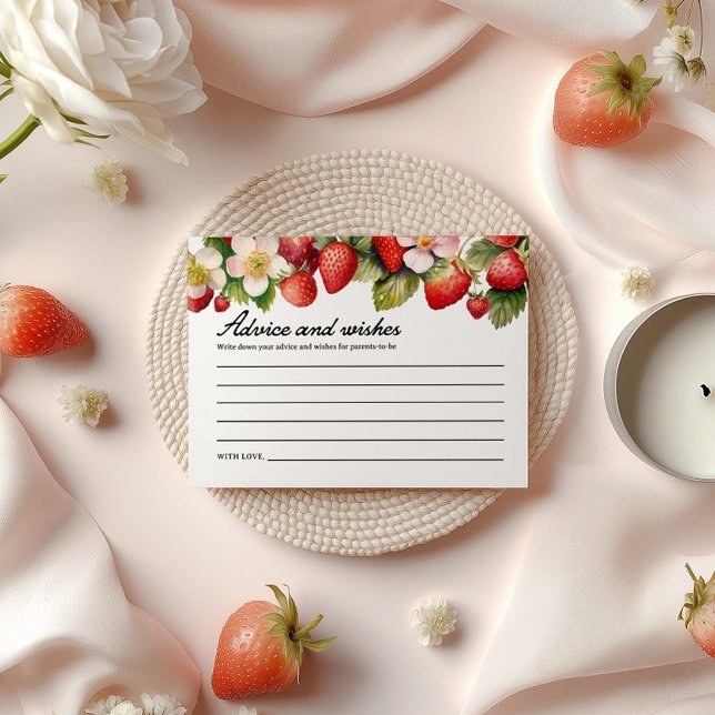 Ratschläge und Wünsche Karten | Strawberry Baby Du (Von Creator hochgeladen)