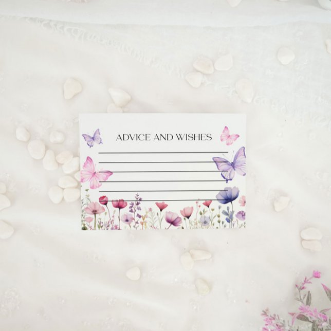 Ratschläge und Wünsche Kartenschmetterlingsflöte Mitteilungskarte (Von Creator hochgeladen)