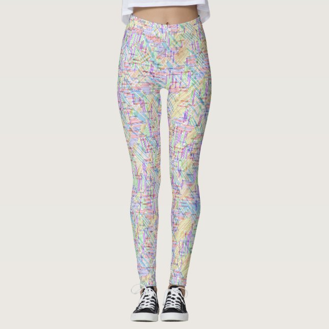 Rätsel beim Suchen von Wörtern Leggings (Vorderseite)