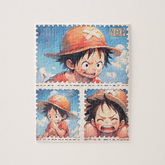 Rätsel der Anime-Postage-Briefmarke Puzzle (Vertikal)