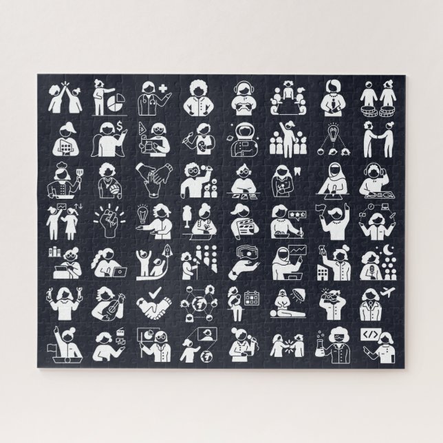 Rätsel der Frauen neu definieren Puzzle (Horizontal)