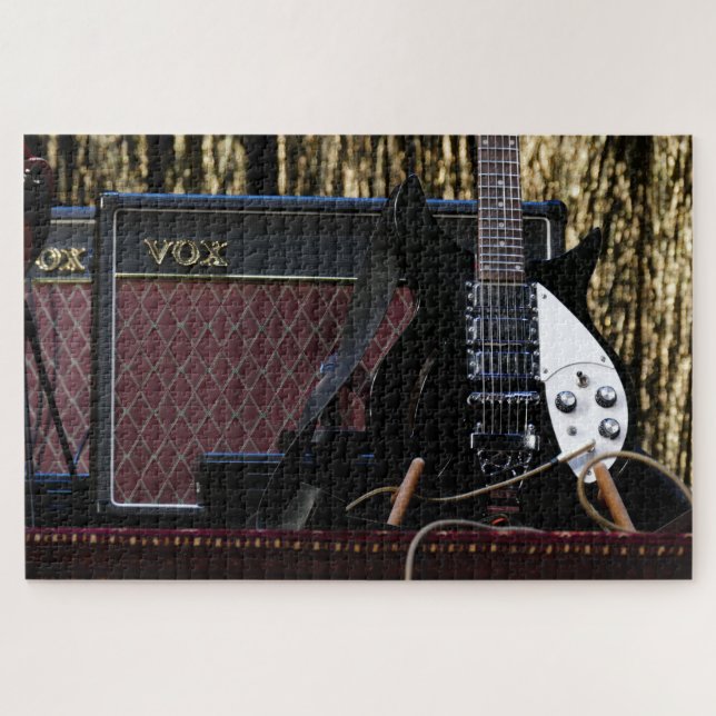 Rätsel der Gitarrengeräte Puzzle (Horizontal)