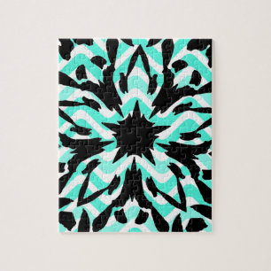 Rätsel der grafischen Blume Puzzle