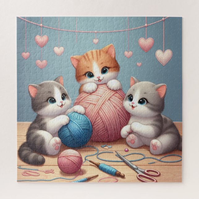 Rätsel der Katzen Puzzle (Vertikal)