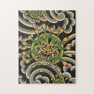 Rätsel des Corona-Virus Puzzle