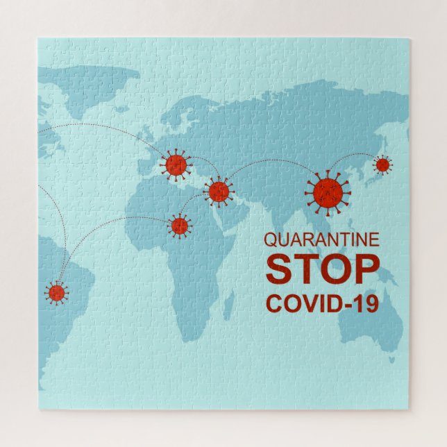 Rätsel des Corona-Virus Puzzle (Vertikal)